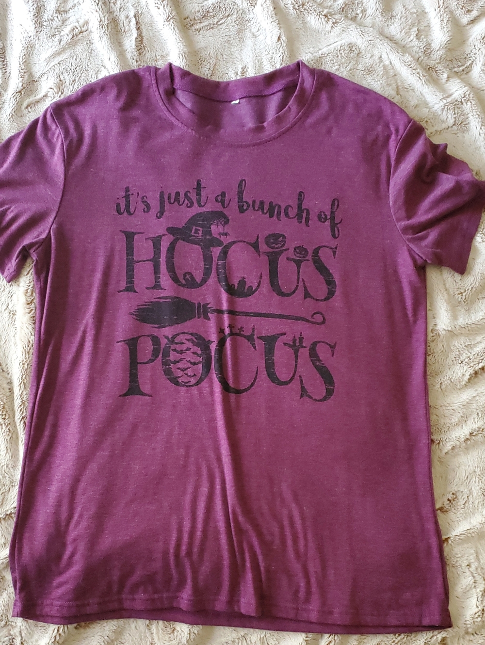 Purple "It's Just a Bunch of Hocus Pocus" Graphic Tee